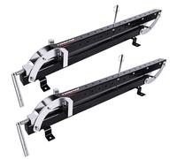 24 inch Panel Clamps 2 Pack,4-Way Pressure Steel Panel Clamps for Board Cabinet, Tabletops, Woodwork and Cabinet Making, Adjustable parallelogram Couplers, Cutting Board Clamps For Precision Projects