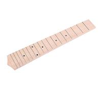 24 Inch Ukulele 18 Frets Ukulele Fingerboard, Neck Fingerboard Ukulele Fretboard Parts with Maple Wood, Chrome Frets and Black Dot Inlay, Ukulele Fingerboard Replacements