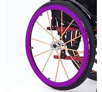 24 Inch Wheelchair Push Rim Covers, Non-Slip Wear-Resistant Hand Push Cover,Purple,24in(Purple)