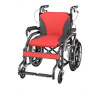 24 Inch Wheelchairs Folding Lightweight Adults Folding Manual Self Propelled Aluminium Wheelchair Wheelchairs for Adults Folding Portable Wheelchair with Hand Brake