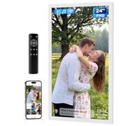 24 inch White Electronic Picture Frame