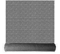 24 inch Wide Rattan Webbing 9.9ft Long Black Plastic Rattan Webbing Rolls for Furniture, Chairs, cabinets, Ceilings, Beds Rattan Projects Basket Weaving Supplies Open mesh Rattan