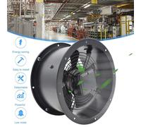 (24 Inches / 600mm-4 Pole) Industrial Ventilation Axial Extractor Duct Fan Exhaust Air Blower