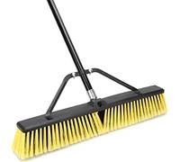 24 inches Push Broom Outdoor- Heavy Duty Broom with 63" Long Handle