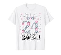 24 It's My Birthday Pink Crown 24th Birthday Gifts For Her T-Shirt
