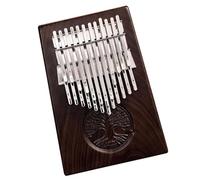 24 Key Black Walnut Curly Figure Keyboard Thumb Piano Chamfer Calimba Musical Instruments Keyboard Instruments