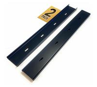 24” Long C-Channel Steel for Live Edge Table Top, Woodworking Hardware, Black Powder Coat Finish, 4 Holes, 2-Pack