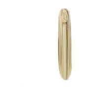 24" Long Straight Synthetic Ponytail Hair Extension with Claw Clip - Heat Resistant Natural Wave Hairpiece for Women(F)