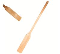 24" Long Wooden Spatula Paddle - Heavy Duty Extra Long Handled Utensils - Cajun Cooking Stock Pot Spoon for Stirring and Mixing - Big Spatula Stir Wood Paddle with Big Handle