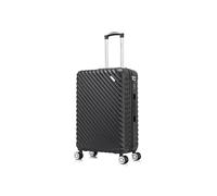 24" Medium Suitcase Check in Suitcase Super Lightweight 4 Wheel Dual Spinner ABS Hard Shell Luggage with Built in 3-Digit Combination Lock for 15 to 20kg 65 Litre