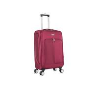 24" Medium Suitcase Super Lightweight Luggage 20% Expandable 4 Wheels Spinner 3-Digit Combination Lock Soft Shell Luggage for 15 to 20kg