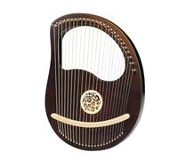24 Metal String Lyre Harp for Music Enlightenment Lap Harp Suitable for Music Lovers and Beginners as Gifts