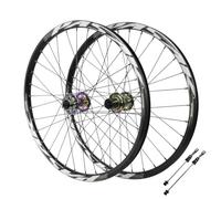 24 Mountain Bike Wheelset, 9/10 Speed, Qr Hub, 9x100/10x135mm, Lightweight Alloy, Durable, Perfect For Trail And Xc Riding Gray-C