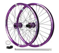 24'' Mountain Bike Wheelset Front Rear Wheels Thru Axle Boost Disc Brake Aluminium Alloy Double-wall Rims With Bearing Hubs Cassette 8-12 Speed 1925g(F110 R148)