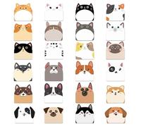 24 Note Books, Cute Animal Illustration Inner Pages, Family Creative Decoration, Suitable for Learning Office Records.