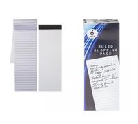 (24 Note Pads) 6-72 Slimline Notepads Shopping To Do List Note Book Bulk Buy 75mm x 210mm