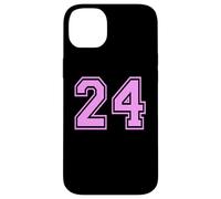 24 Number Twenty-Four Sports Varsity College Girl Matching Case for iPhone 14 Plus