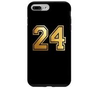 24 Number Twenty-Four Team Sports Graphic Varsity Matching Case for iPhone 7 Plus/8 Plus