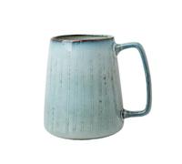 24 OZ /700 ml Large Ceramic Coffee Cup, Large Capacity Mugs with Handle,Large Mugs for Hot Drinks,Dishwasher and Microwave Safe（Light Blue）