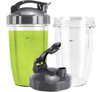 24 OZ Blender Cups with Lid Compatible with NutriBullet Pro 900w & 600w