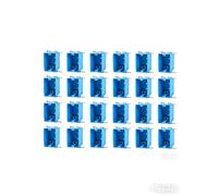 24 Pack 1-Gang Old Work Retrofit Electrical Box, 18 Cu. in. PVC Junction Box, for Wall Switch/Outlet Installation, Easy Mounting for Construction and Renovation