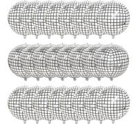 24 Pack 22 Inch Disco Ball Balloons Silver Mirror Laser 4D Inflatable Large Sphere Aluminum Foil Balloon for Disco Dance Party 80s 90s Party Decorations