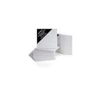 Belle Vous 24 Pack Blank Canvas - 13 x 13cm (5 x 5 inches) - Pre Stretched Canvas Panel Boards - Suitable for Acrylic and Oil Painting Also for Sketching and Drawing