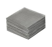 24 Pack Brick Weep Hole Covers - Stainless Steel Drain Hole Screens for Brick Walls, Anti-Blockage Mesh for Home Exterior Protection, Weep Hole Vent Covers for Pest and Debris Control