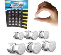 24 Pack Button Cell Batteries Assorted AG1 AG3 AG4 AG10 AG12 AG13 3V Coin Cell Watch Battery Set for Calculators Remote Controls Key Fobs Toys Small Electronic Devices