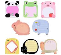 24-Pack Cartoon Animal Post-It Notes, Animal Design, Mini Post-It, Novelty Notes, Cute Notepad Cards, for School Office Memo Party Bag Filling