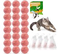 24 Pack Cat Dog Deterrent Mosquito Repellent, Natural Cat and Dog Repellent for Gardens UK, Front Door Mosquito Repellent Keep Mosquitoes Away, for Yard Home