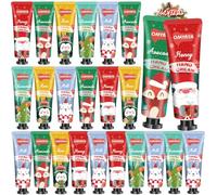 24 Pack Christmas Hand Cream Gift Set, Mini Hand Cream Multipack, Hand Lotion Gift Set For Women, Moisturising Cream for Winter Rough Dry Hands, Christmas Gifts Stocking Fillers