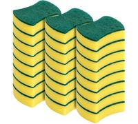 24-Pack Cleaning Sponges, High-Density Kitchen Sponge for Washing Up, Dual-Sided Dish Sponges with Non-Scratch Design, 10.5x8x3 cm (4.1x3.1x1.2 in) for Kitchen & Commercial Use