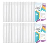 24 Pack Clear Plastic Envelopes with String Closure,A4/US Letter Size,Poly Reusable File Folders Project with1-1/4"Expansion,Paper Documents Organizer for Home, Office and School.