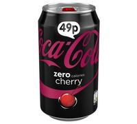 ( 24 Pack ) Coke Zero Cherry - 330ml