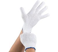 24 Pack Cotton String Knit Cotton Polyester Gloves Seamless Workwear Gloves Protective Industrial Work Gloves Large