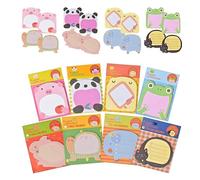 24 Pack Cute Sticky Notes - Multi-Color Animal Designs - Small, Removable, Perfect for Home, School & Office
