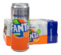 ( 24 Pack ) Fanta Orange Zero 330ml
