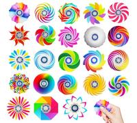 24 Pack Fidget Spinners for Kids, Mini Fidget Spinner with Smooth Spin, Kids Fidget Toys for Classroom Rewards, Party Bag Fillers, Sensory Toys for & Anxiety Relief (4cm)