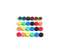 24 Pack Fridge Magnets, Whiteboard Magnets, Magnets for Whiteboard, Strong Refrigerator Magnets, Colourful Round Magnets for Notice Board, Classroom,