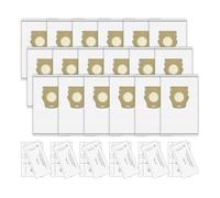 (24 Pack) Guard S1/ L1 Replacement 18 Dust Bags + 6 AirClean Exhaust Filters Compatible with Miele Guard L1/ Guard S1 Vacuum Cleaner, HyClean Pure TU Vacuum Cleaner Bag, 3D Canister Bag, Disposable Ba