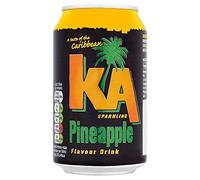 ( 24 Pack ) KA Sparkling Pineapple Flavour Drink 330ml