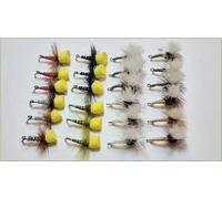 24 Pack Klink 'n' Dink and Suspender Dink, Choice of Sizes, fly fishing (24, 14)
