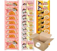 24 Pack Korean Hot Chicken Spicy Ramen - 8x Carbonara, 8x Rose, 8x Quattro Cheese Flavours | Instant Noodles Multipack | Halal Certified | Authentic Korean Street Food | Quick & Easy Meal, Camping, Sn