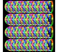 24 Pack LED Light Up Tambourines for Adults & Teens - Professional Glow in The Dark Handheld Percussion Musical Instrument, Wedding Reception Dance Floor Props, Party Favors with Flashing Lights (24)