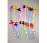 24 Pack Mini Soccer Bubble Wands for Kids, Bulk Bubble Blowers for Birthday Party Favors, School Classroom Prizes, Outdoor Summer Toys