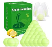24 Pack Mouse Repellent for Yard, Natural Rodent Repellent Balls for Outdoors and Indoor, Keep Snakes Lizard and Rodent Away from Lawn Yard Garden Camping Fishing Pet Safe