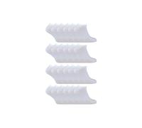 24 Pack Multipack Cotton Trainer Socks Sock Snob White 4-5
