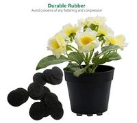 24 Pack of EVA Plant Pot Feet Non Slip Riser Pads to Enhance Airflow and Prevent Water Stains Under Pots