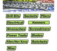 24 Pack of Magnetic Toolbox Labels, 3D-Printed Tool Box Labels, General Tool Box Organize Accessories, Reusable Tags for Steel Toolboxes, Carts, Drawers, and Cabinets